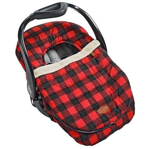 JJ-Cole-Winter-Baby-Car-Seat-Cover-Buffalo-Check